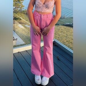 Princess Polly pink jeans